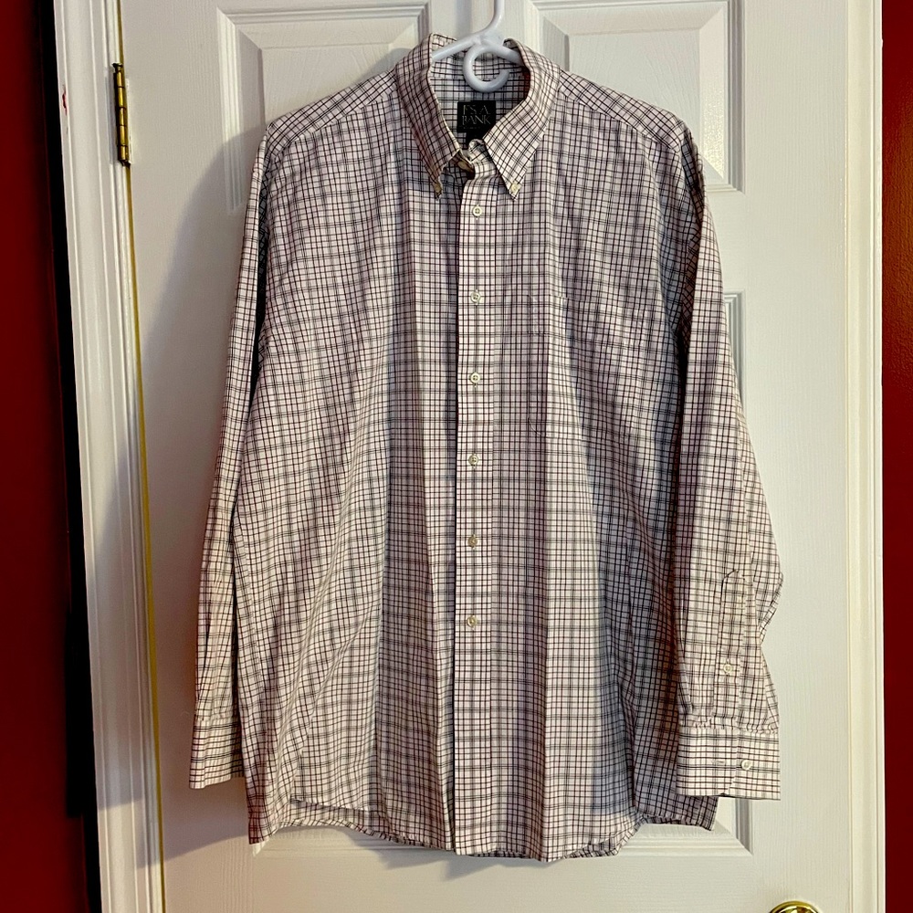 🆑🎉LAST CHANCE!! Mens Jos A Bank Long Sleeve Button Down Shirt